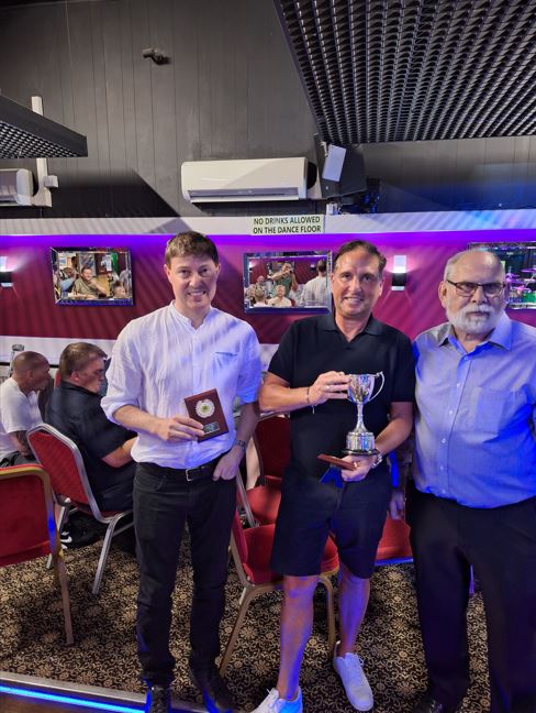 CONGRATULATIONS TO OUR PAIRS HANDICAP CHAMPIONS - JAMIE ROUS AND DON ALLDAY, OXHEY HALL B